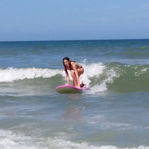 Student Catching a Wave