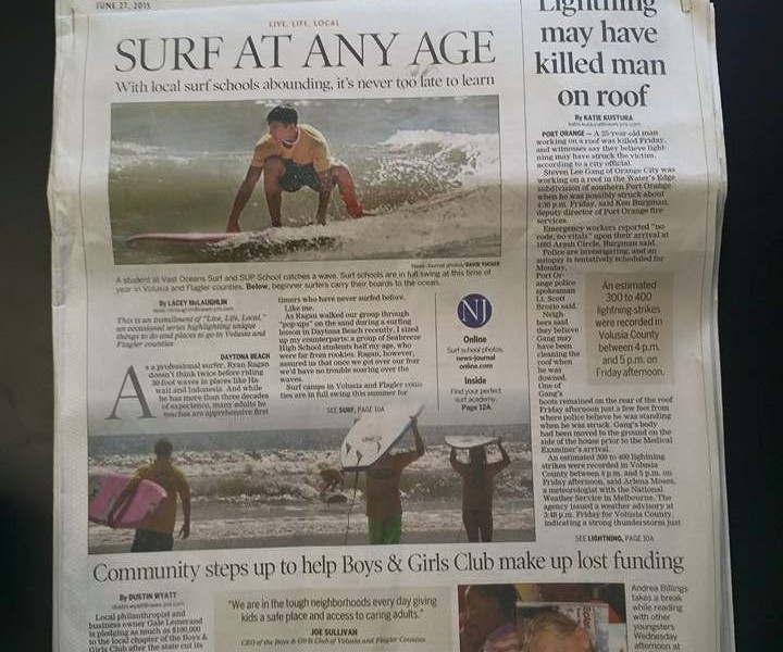 Vast Oceans on the Daytona Beach News Journal